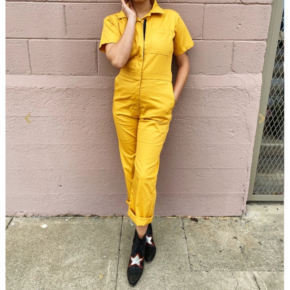 ☀NWT! Nooworks Coveralls, Mustard Yellow, XS☀